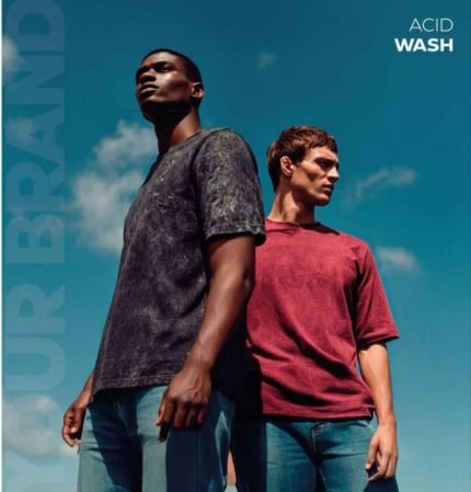 POLOS OVERSIZE ACID WASH ALGODON 20/1